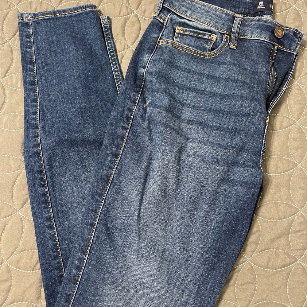 Hollister curvy high rise super skinny jeans